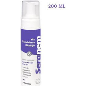 Seranem Karma ve Yaplı Ciltler İçin 200 ml Yüz Temizleme Köpüğü