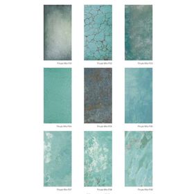 Serapool Firuze Mix 33x66 Porselen Turkuaz Havuz Seramiği