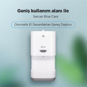 Sercair D6001 1500 ml Blue Care Otomatik El Dezenfektan Sprey Dağıtıcı