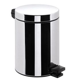 Serel 140107006T2 Paslanmaz Pedallı 5 lt Çöp Kovası
