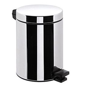 Serel 140107006T2 Paslanmaz Pedallı 5 lt Çöp Kovası