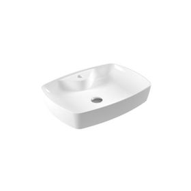 Serel 1634TXS110H Tezgah Üstü 44x60 cm Çanak Batarya Delikli Lavabo