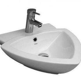 Serel 2036TDS000 Tezgah Üstü 49,5x52 cm Üçgen Lavabo