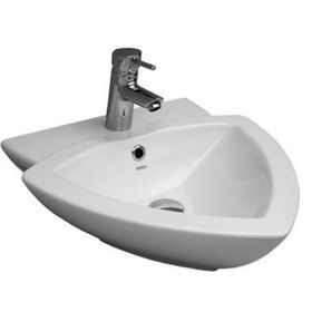 Serel 2036TDS000 Tezgah Üstü 49,5x52 cm Üçgen Lavabo
