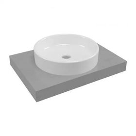 Serel Deliksiz İnce Kenarlı 46x46 cm 2057DXS110H Tezgah Üstü Çanak Lavabo Batarya