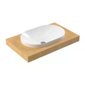 Serel Sapphire 40x60 cm Tezgah Üstü Gömme Slim Kenarlı Lavabo