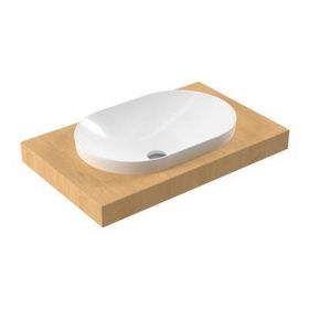 Serel Sapphire 40x60 cm Tezgah Üstü Gömme Slim Kenarlı Lavabo