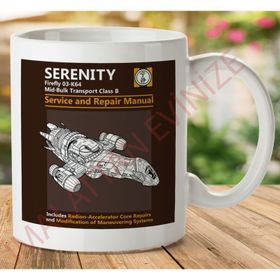 Serenity Servis ve Tamir El Kitabı Baskılı Kupa
