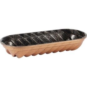 Serenk Fun Cooking Baton Alüminyum Döküm Granit Kaplama 34 cm Sarı Kek Kalıbı