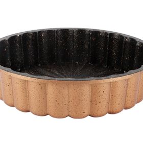 Serenk Fun Cooking Papatya Alüminyum 28 cm Sarı Döküm Granit Kaplama Tart Kalıbı