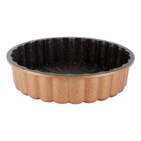 Serenk Fun Cooking Papatya Alüminyum 28 cm Sarı Döküm Granit Kaplama Tart Kalıbı