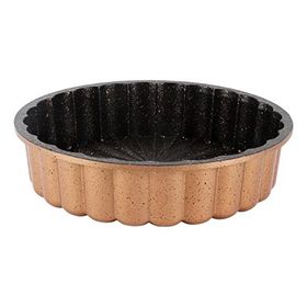 Serenk Fun Cooking Papatya Alüminyum 28 cm Sarı Döküm Granit Kaplama Tart Kalıbı