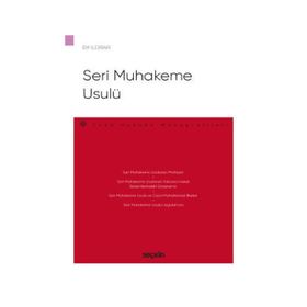 Seri Muhakeme Usulü - Elif Ildırar