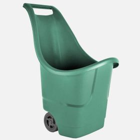 Serinova Baha 50 lt Yeşil Plastik Tekerlekli Bahçe Arabası