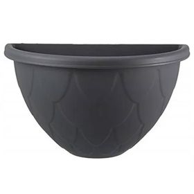 Serinova DD01 24,5 cm 1.4 L Antrasit Askı Aparatlı Damla Duvar Saksısı