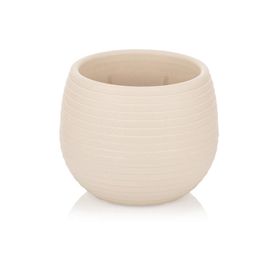 Serinova ES01 Kirli Beyaz 6.2 cm 130 ml Saksı