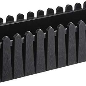 Serinova IB02 Siyah 53.5 cm 9 lt İstanbul Drenaj Aparatlı Balkon Saksı