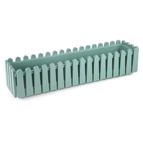 Serinova IB03 İstanbul Balkon Drenaj Aparatlı 77.5 cm 14 L Yeşil Saksı