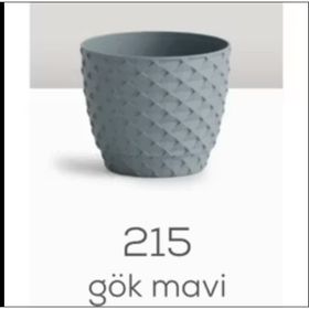 Serinova No:5 Gök Mavi Kristal Saksı