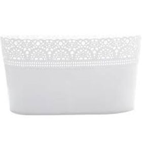 Serinova ODB1 Oval Dantel Balkon 3.7 Litre Saksı