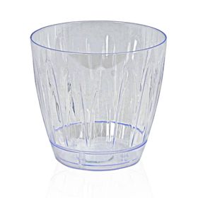 Serinova OR03 Orkide Şeffaf 3 Litre 3'lü Saksı