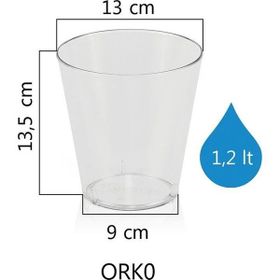 Serinova Orkide Kabı 1.2 lt Saksı