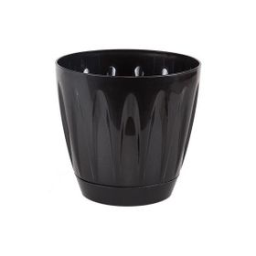 Serinova P001 11.5 cm 0.7 lt Kırmızı Tabaklı Papatya Saksı