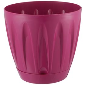 Serinova P005 28 cm 12 lt Vişne Papatya Saksı Tabaklı