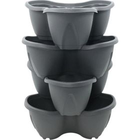Serinova Pamukkale No 3 4'lü Set 12.5 lt Saksı