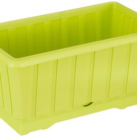 Serinova S231 Fıstık Yeşili Klasik Tabaklı 30 cm 4.3 lt Balkon Saksı