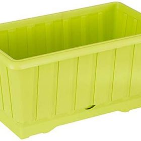 Serinova S231 Fıstık Yeşili Klasik Tabaklı 30 cm 4.3 lt Balkon Saksı