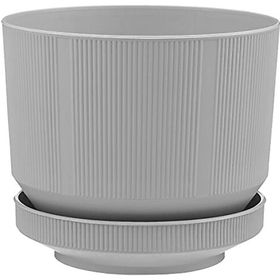 Serinova S282 Kirli Beyaz 18.5 cm 3.3 lt Lüks Saksı Dekoratif Saksı