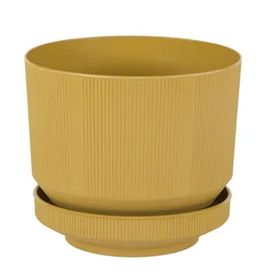 Serinova S284 Altın 27 cm 9 lt Lüks Dekoratif Saksı