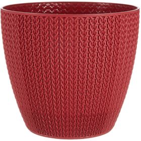 Serinova SML4 Sümela 21,6 cm 5 L Kırmızı Tabaklı Saksı