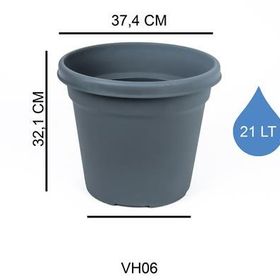 Serinova Vaha No 6 Geniş Tabanlı 21 lt Saksı