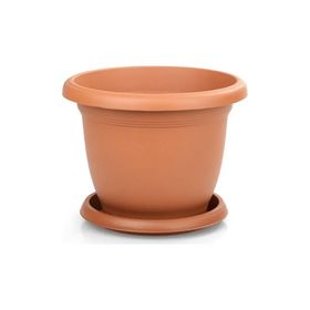 Serinova Villa Kahverengi 530x410 mm 45 litre Saksı
