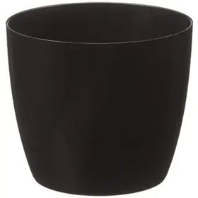 Serinova YK01 Siyah 11 cm 0.68 lt Yakut Saksı No:1 Drenaj Aparatı ile Birlikte