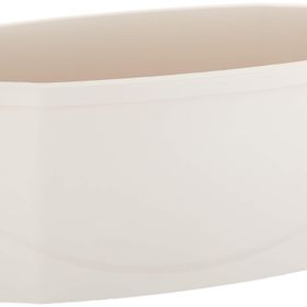 Serinova ZS02 Zümrüt 58 cm 15.5 lt Beyaz Askı Aparatlı Balkon Saksısı
