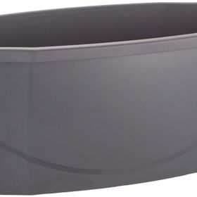 Serinova ZS02 Zümrüt Balkon Askı Aparatı ile Birlikte 58 cm 15.5 lt Antrasit Saksı