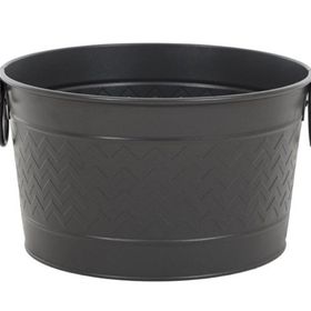 Serra Zigzag Siyah Dekoratif Şömine Odunluk