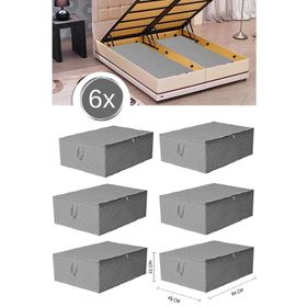 Serstil 64x45x22 cm Büyük Boy 6'lı Çekyat Baza Tipi Hurç