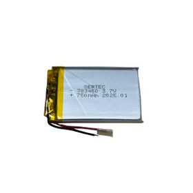 Sertec 383450 3.7V 750mAh Devreli Li-Polymer Pil