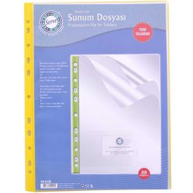 Serve 20’li Sarı Klasör İçin Sunum Dosyası