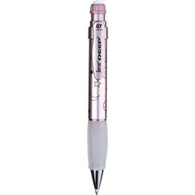 Serve Deep Metalik Desenli Toz Pembe 0.7 mm Mekanik Kurşun Kalem