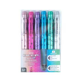 Serve Deep Uzay Temalı 0.7 MM 6'lı Metalik Mekanik Kurşun Kalem