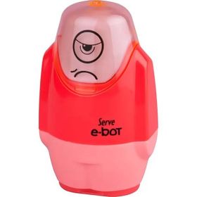 Serve E-Bot Kırmızı Kalemtraşlı Silgi