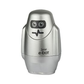 Serve E-Bot Metalik Gri Silgili 2'liKalemtıraş