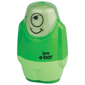 Serve E-Bot Yeşil Kalemtraş-Silgi