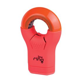 Serve Ring Fosforlu Kırmızı Kalemtraşlı Silgi