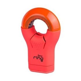 Serve Ring Fosforlu Kırmızı Kalemtraşlı Silgi
